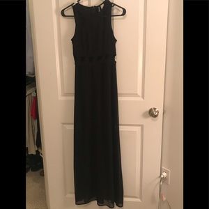 H&M long black dress